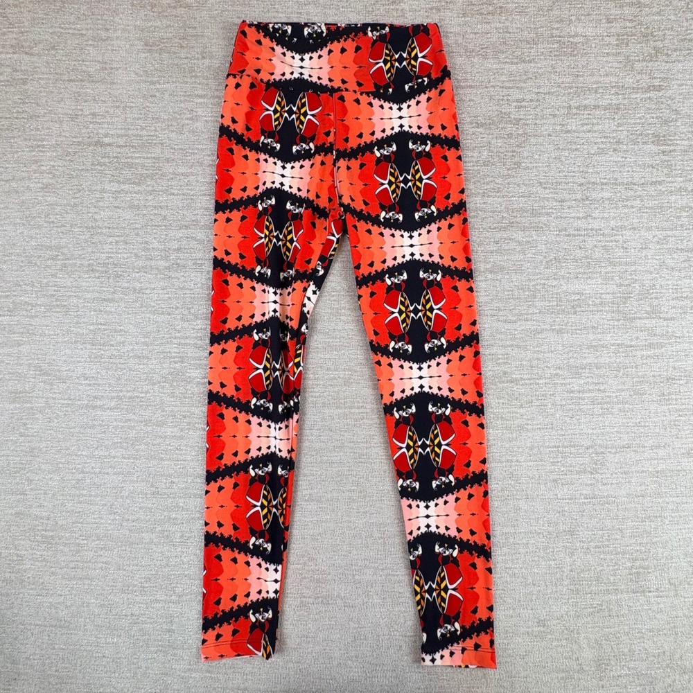 RARE LuLaRoe Disney Queen of Hearts Leggings Womens OS NWOT Alice in Wonderland